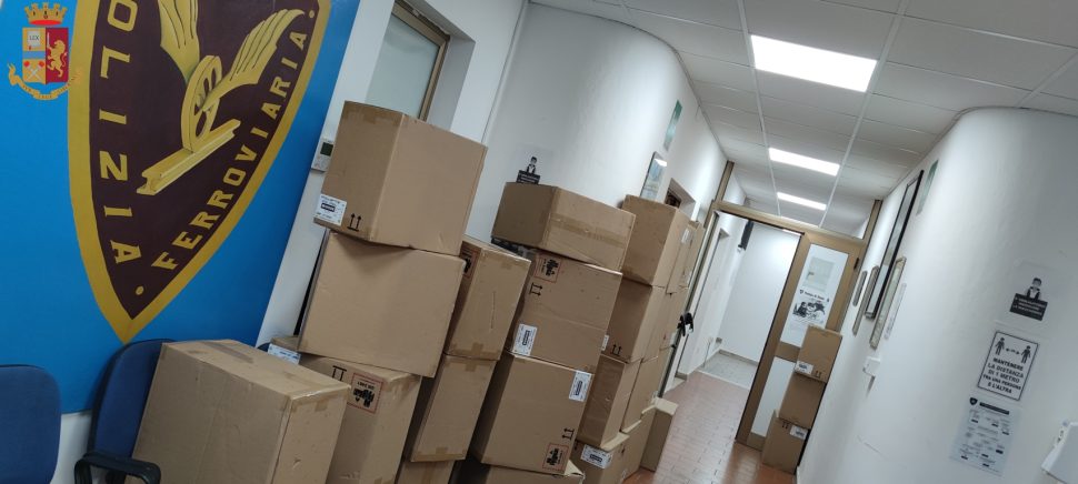 La merce rubata allo scalo ferroviario di Catona-Bolano