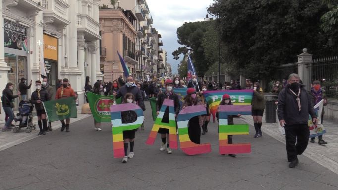 Passi di Pace, un momento dell'iniziativa (12.3.2022)