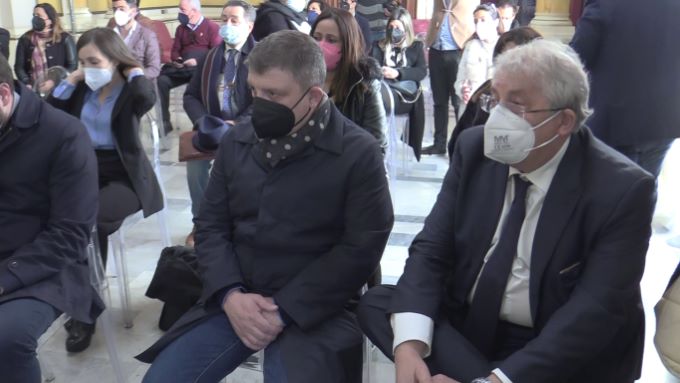 Ernesto Magorno e platea per Raffaella Paita