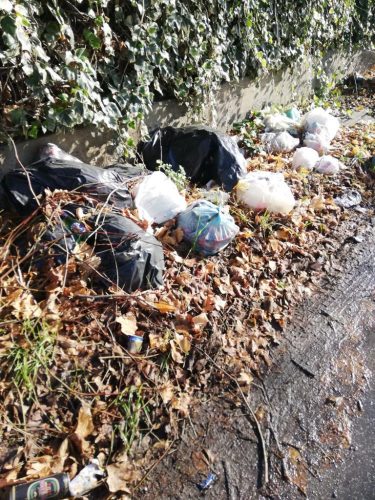 Milazzo degrado via giardini