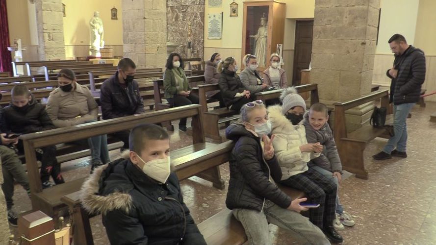 I profughi ucraini accolti a Siderno Superiore