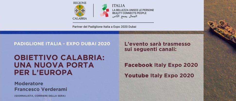 "Calabria Day" all'Expo Dubai, il programma