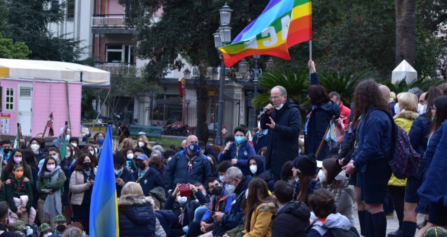 Passi di Pace, un momento dell'iniziativa (12.3.2022)