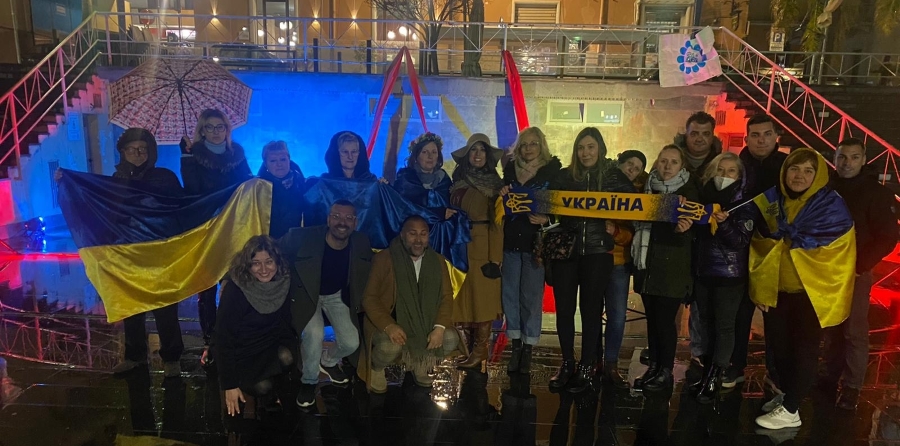 #iosonodonna, in piazza Orange per l'Ucraina