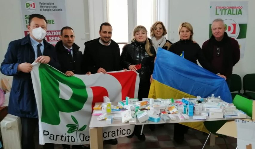 Pd, consegna materiale umanitario alla Comunità ucraina (15.3.2022)