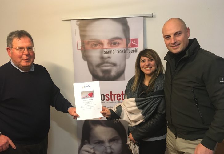 enzo e roberta nella sede di tempostretto