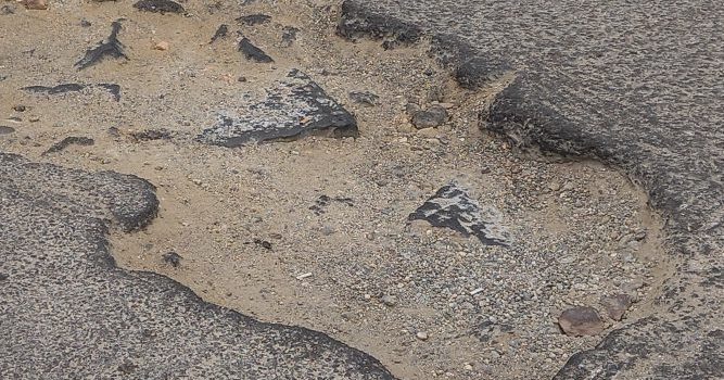 il cratere a San Brunello