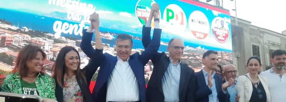 Zafarana, De Domenico e Letta