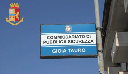 Un'immagine del Commissariato di Gioia Tauro