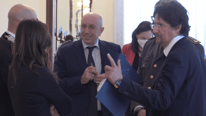 Il procuratore Giovanni Bombardieri e l'aggiunto Gerardo Dominijanni