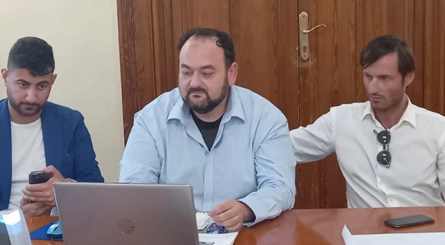 Giovanni Sarica, Paolo Ferrara, Mario Cardia dell'Udc