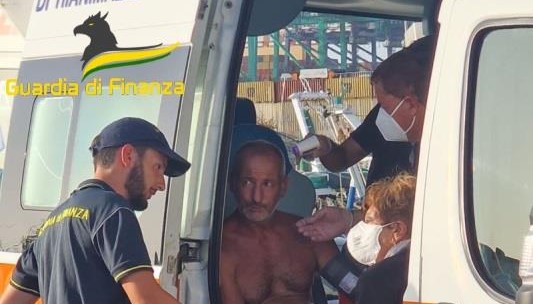 Equipaggio Gioia Tauro, immagini dal salvataggio (17.8.2022)