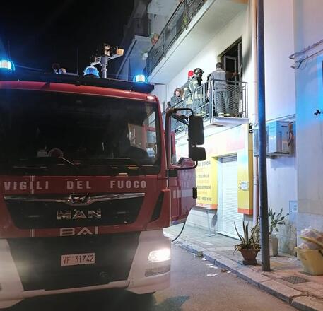 Vigili del fuoco RC in azione