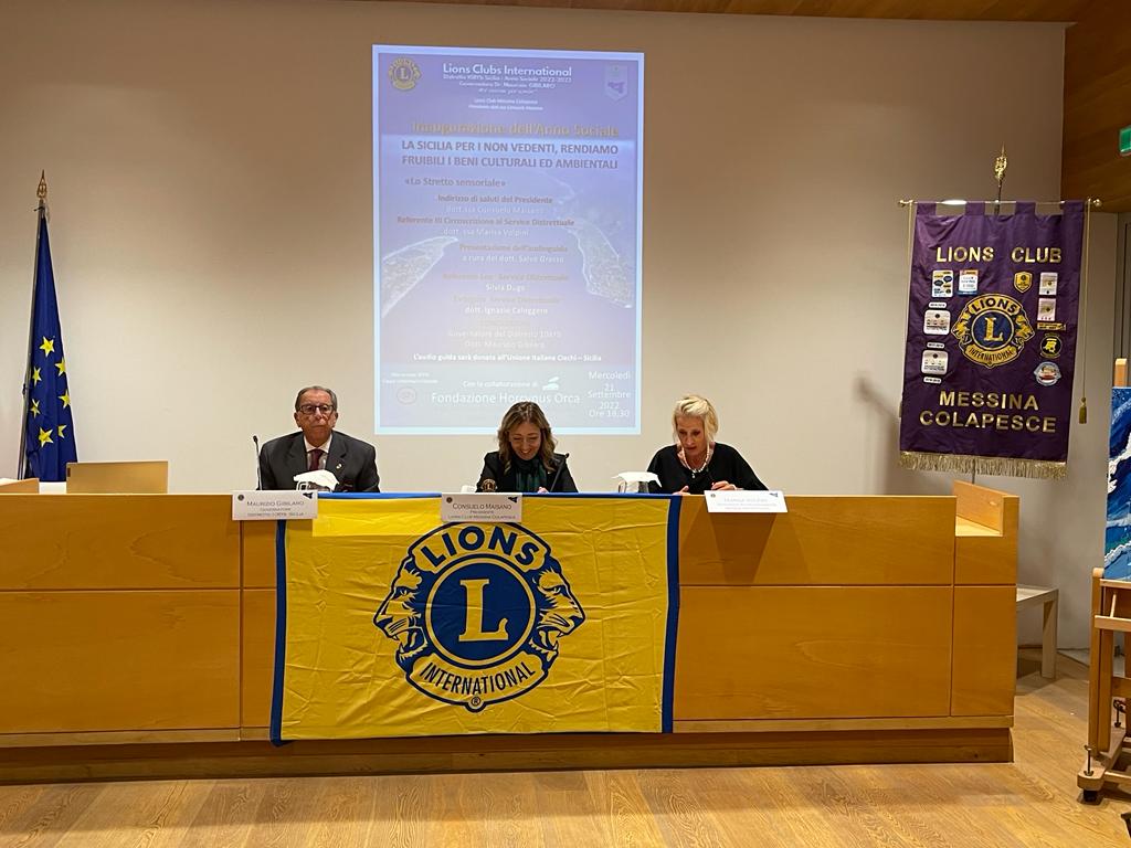 LC Messina Colapesce, "la Sicilia per i non vedenti"