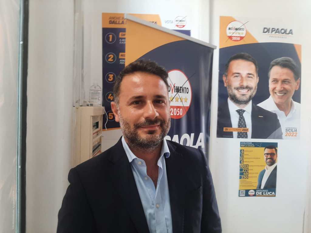 Nuccio Di Paola, candidato alla presidenza della Regione siciliana per il M5S, elezioni regionali 2022