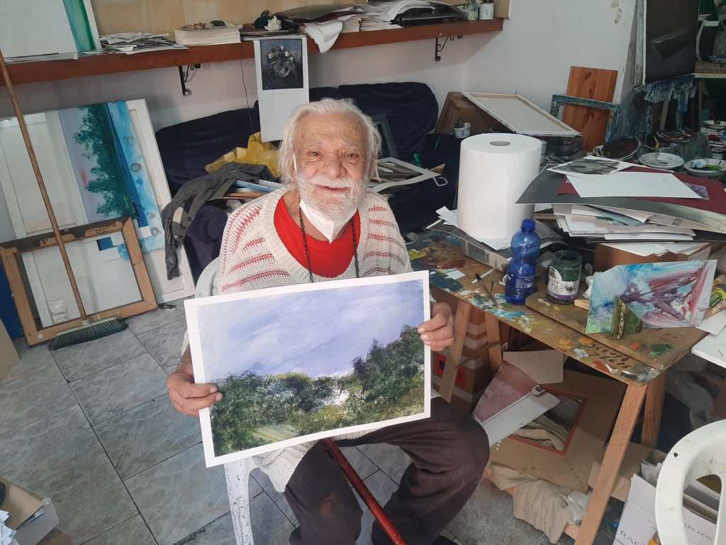 Bruno Samperi: "Firmo le mie opere con il Dna", Messna