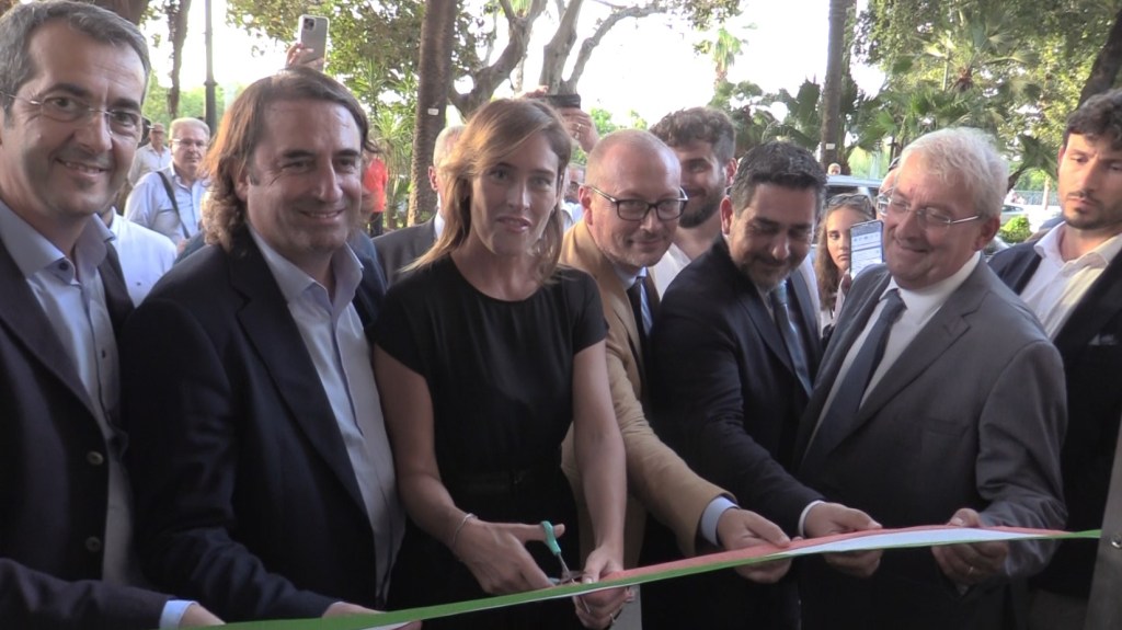 Maria Elena Boschi inaugura la sede reggina del Terzo polo centrista (9.9.2022)