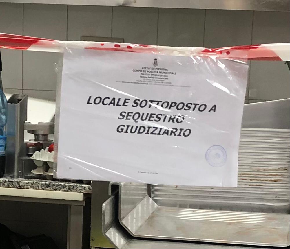 Carne in cattivo stato e locale sporco, sequestro giudiziario in un locale a Messina