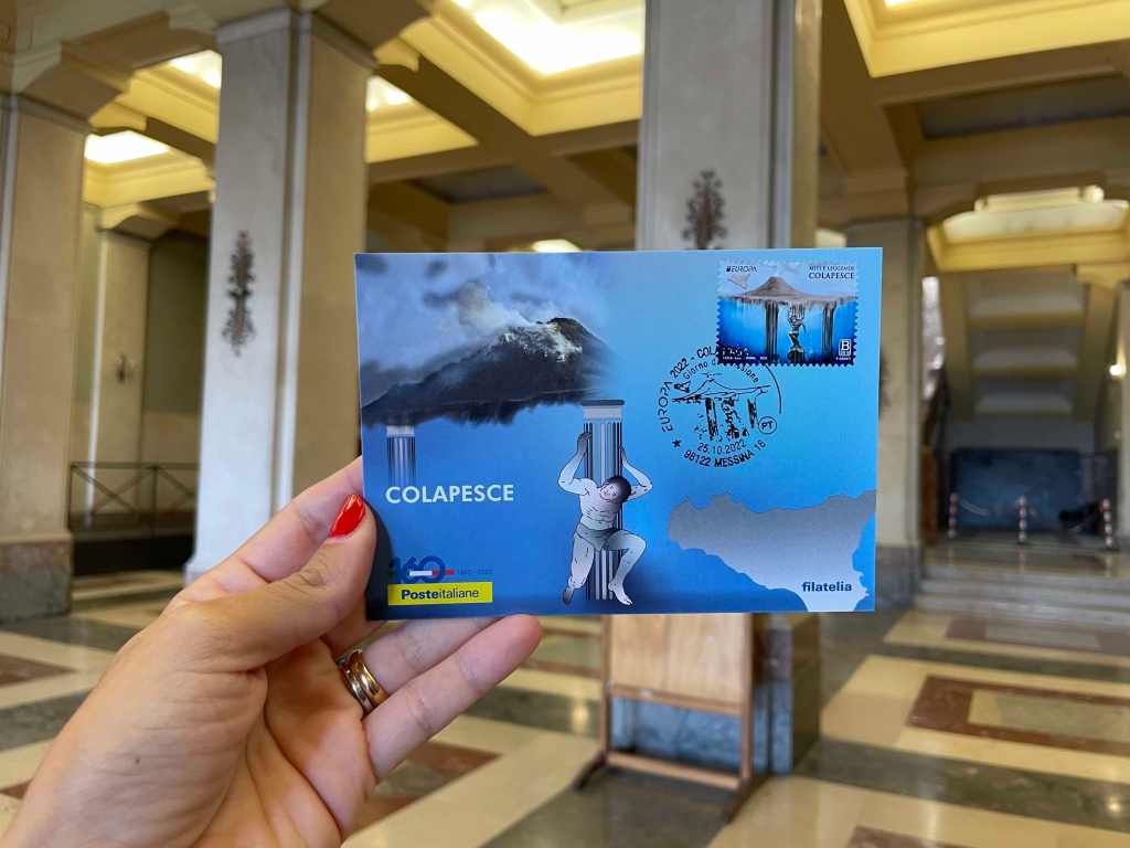 "Nel segno di Colapesce il terzo francobollo dedicato alla città di Messina" VIDEO