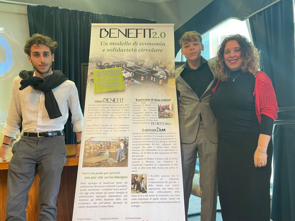 Cristina Puglisi Rossitto con "Benefit": storia di un negozio solidale a Messina