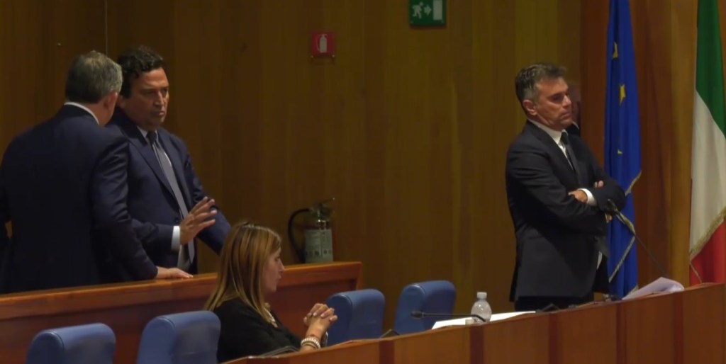 Una seduta del Consiglio regionale della Calabria