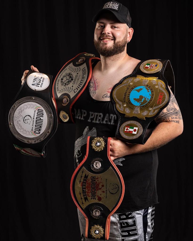 Wrestling, il campione messinese G King difenderà il titolo in Belgio