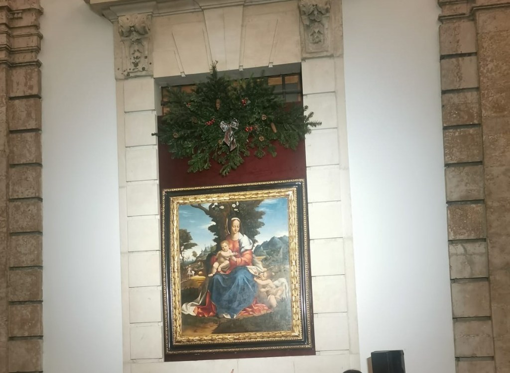 Madonna col bambino. Finocchiaro: "Che bello condividere l'arte con i messinesi" VIDEO