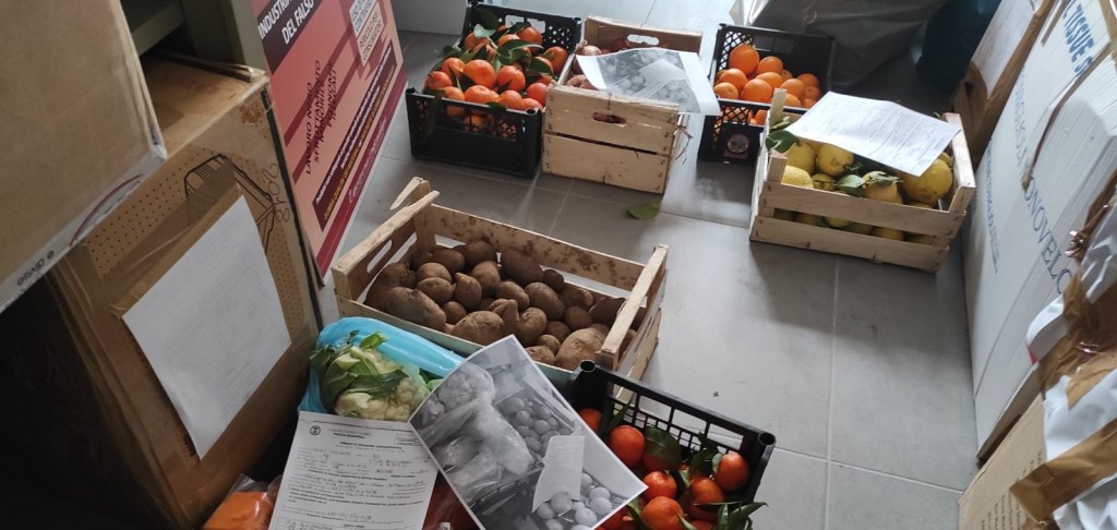 Frutta e verdura sequestrate a Botteghelle