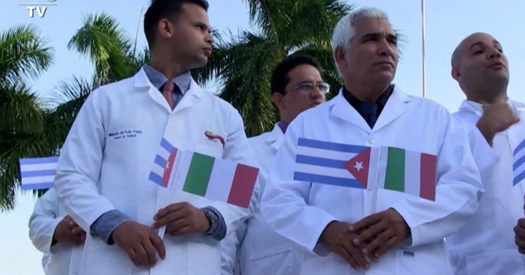 medici cubani in arrivo in Italia