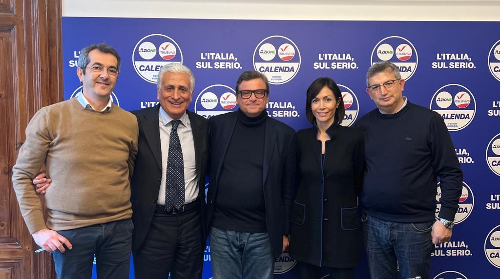 da sx: Scionti, Graziano, Calenda, Carfagna e De Nisi