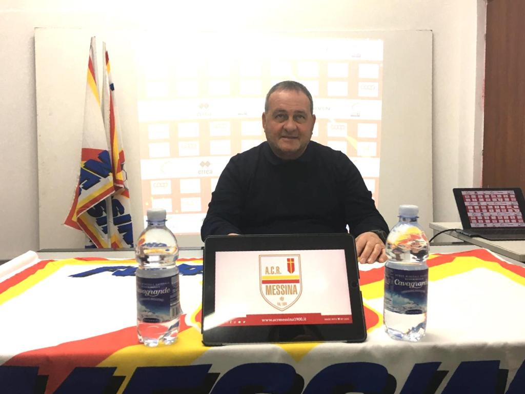 ezio raciti in sala stampa al celeste