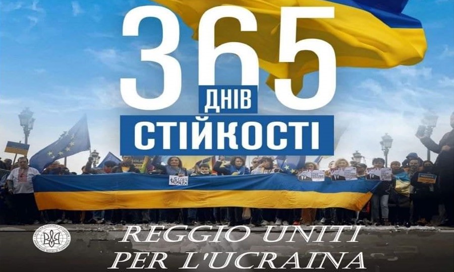 Reggio, fiaccolata pro-Ucraina il 24.2.2023
