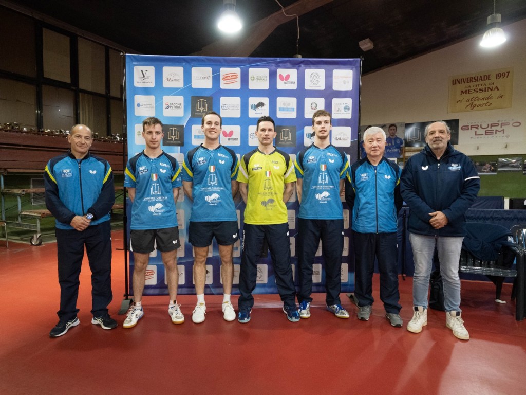 top spin messina schierata a villa dante