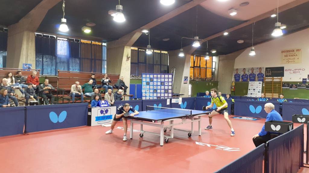 Primo incontro della sfida tra Top Spin Messina e Norbello
