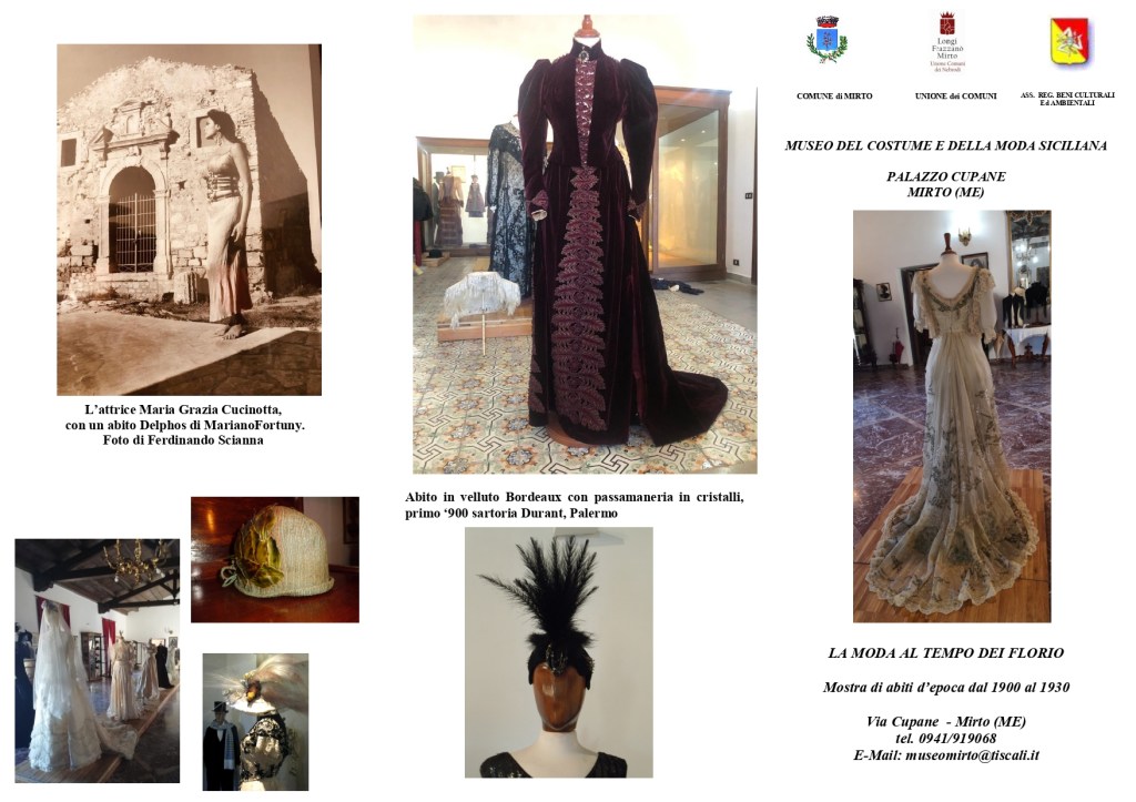 Brochure La Moda al Tempo dei florio a Mirto