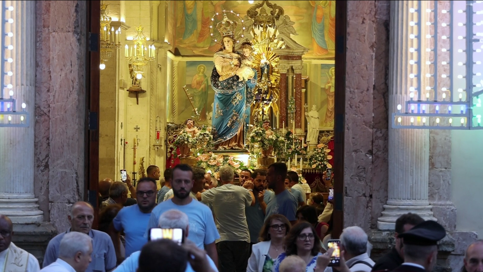 8 Settembre Madonna Delle Grazie Giampilieri, la processione della Madonna delle Grazie VIDEO