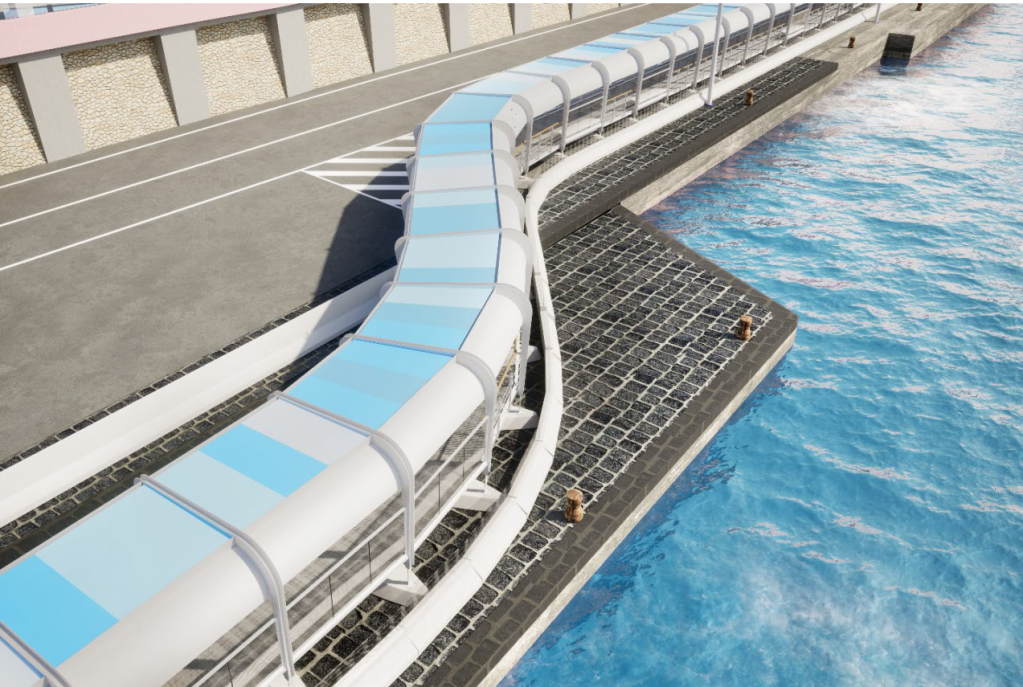 amminamento pensiline porto villa san giovanni progetto 2023