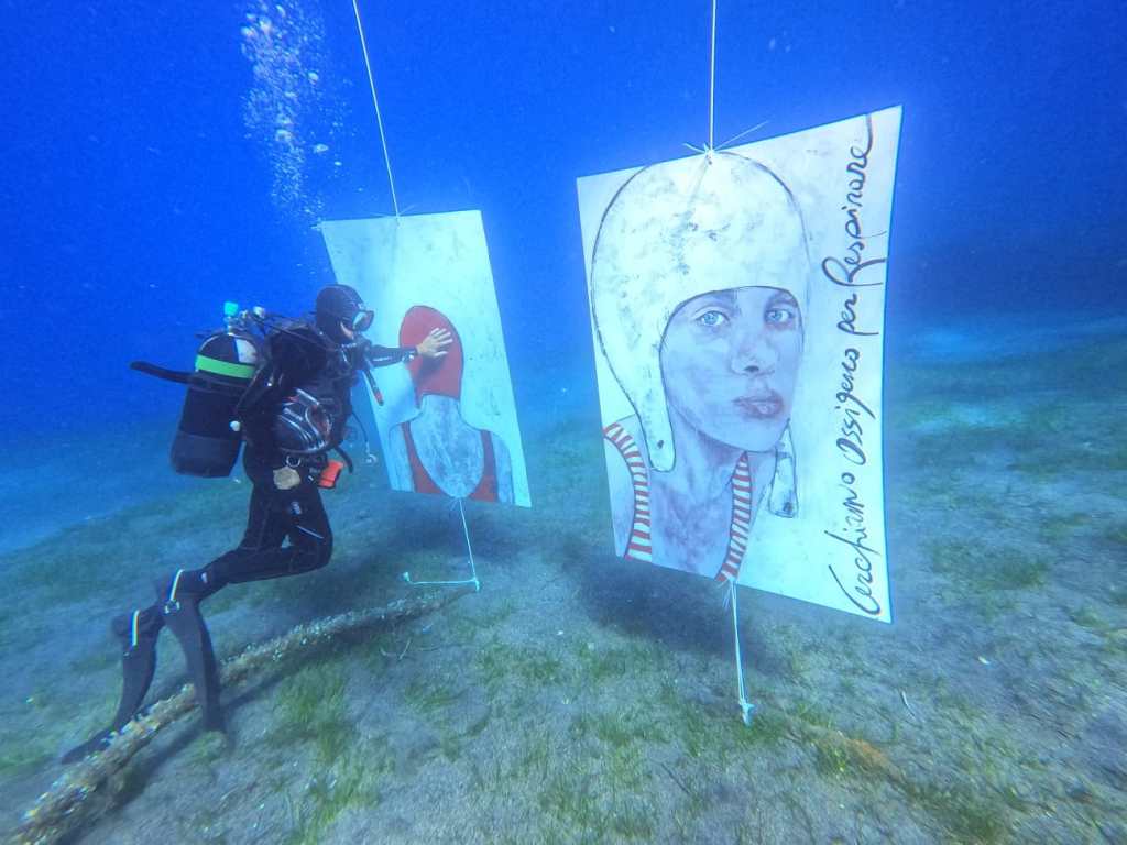 Lipari mostra subacquea Mariella Gentile