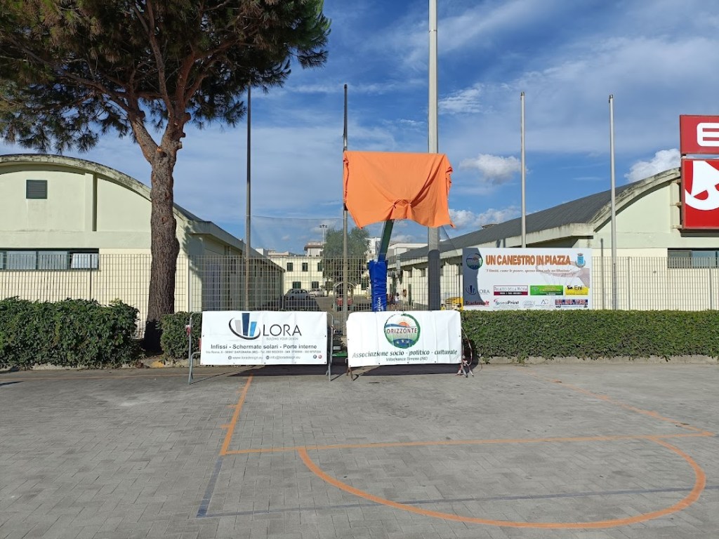 villafranca tirrena orizzonte comune canestro in piazza