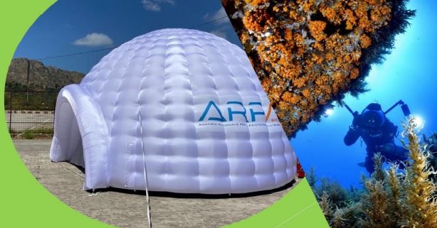 tour virtuale fondali marini capo milazzo