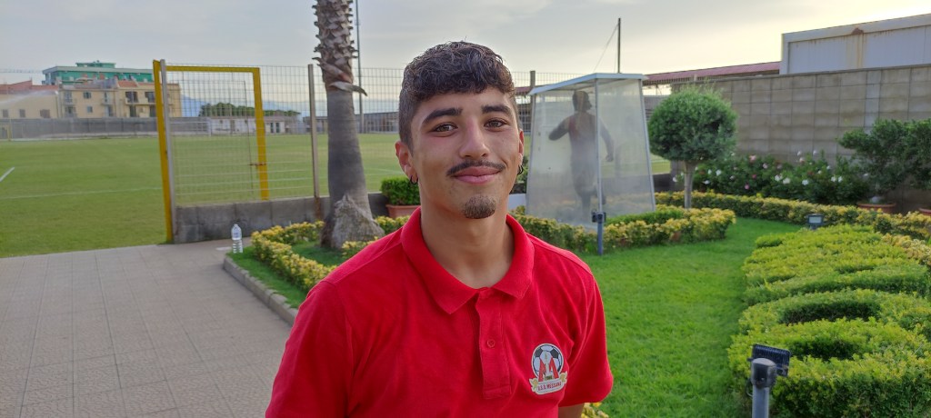 Il difensore della Messana, Daniele Pantano