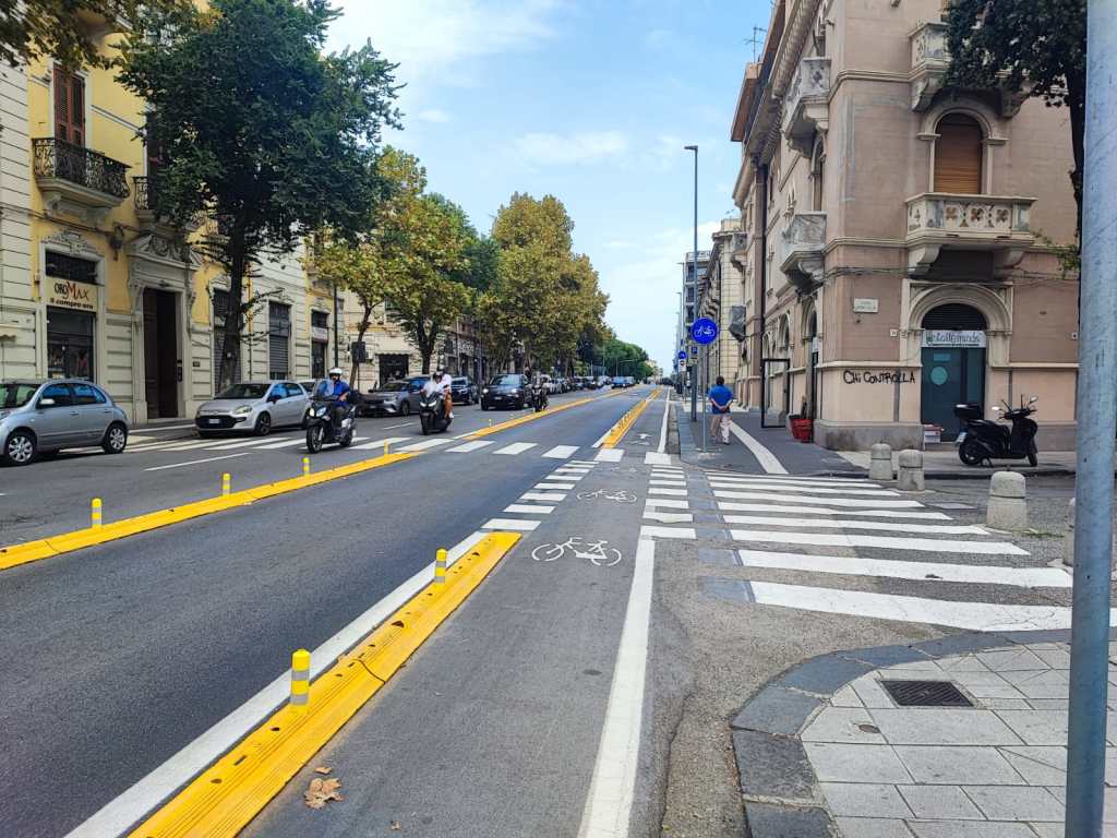 Pista ciclabile zona Laudamo a Messina