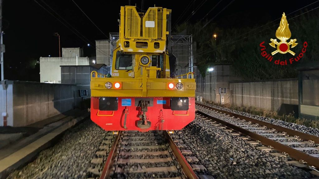 Intervento d'emergenza in galleria, l'esercitazione di Vdf e Rfi, lato Villafranca Tirrena