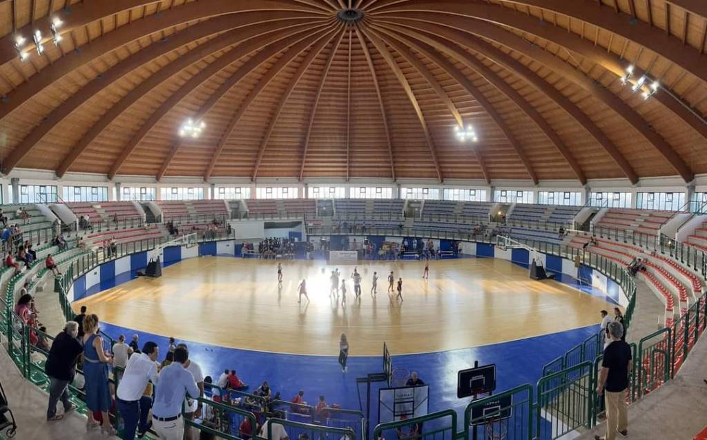 il palamilone visto dalla tribuna