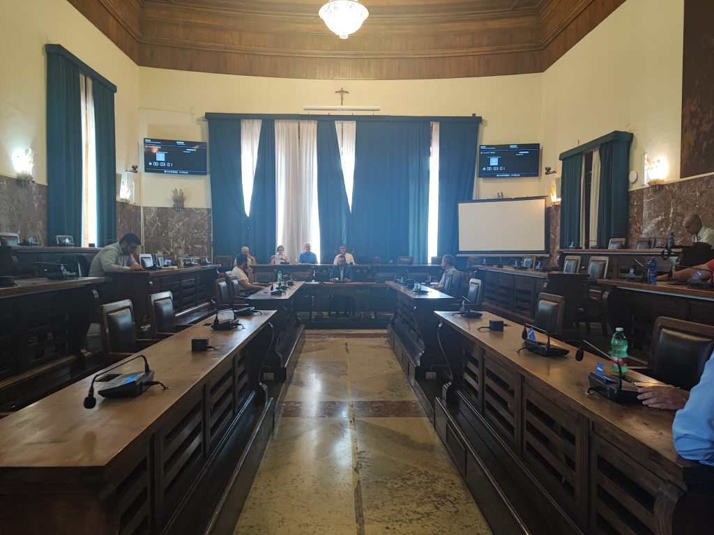 Consiglio comunale a Messina, a Palazzo Zanca