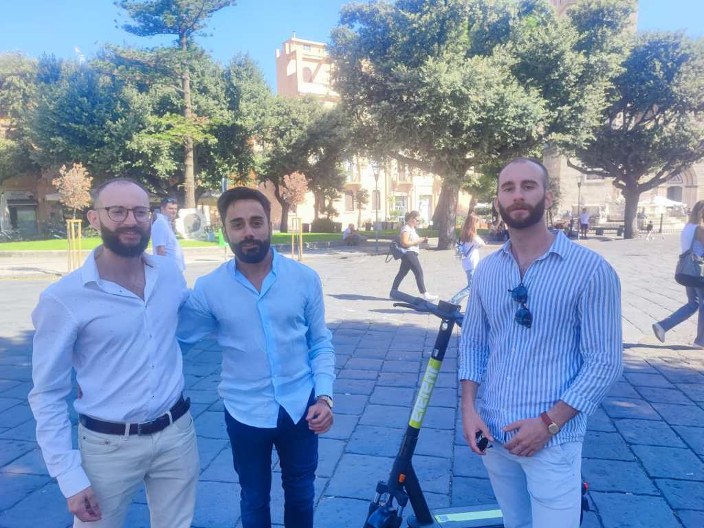 Danilo Campagna, Fabrizio Bonsignore e Valerio Campagna della Verde Mercurio