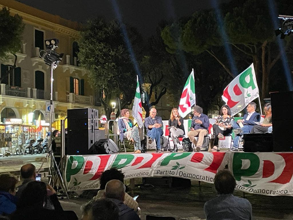 Dibattito alla Festa dell'Unità provinciale del Pd a Messina, 20 ottobre 2023