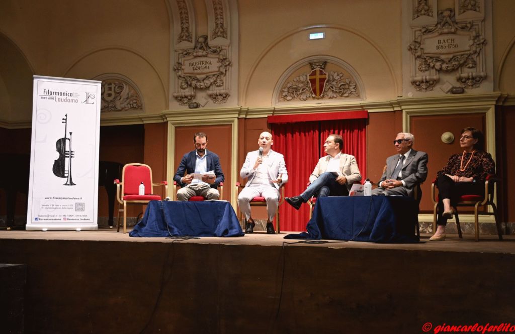 Presentazione della stagione musicale 2023-24 della Filarmonica Laudamo a Messina, alla Laudamo