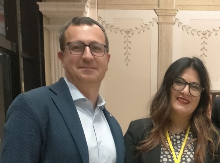 Piercamillo Falasca e Palmira Mancuso, della Direzione di +E