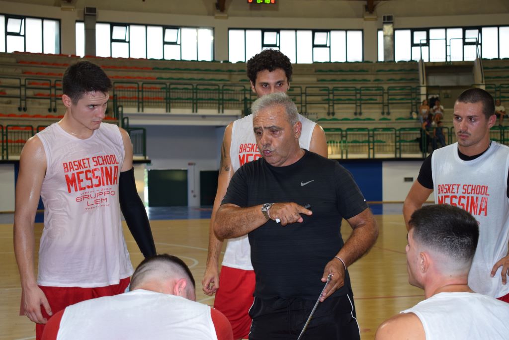 Coach Pippo Sidoti, Basket School Messina